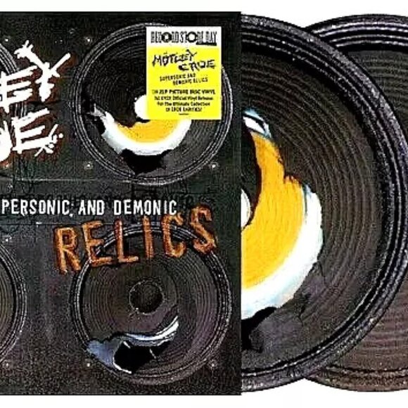 Motley Crue Supersonic & Demonic Relics 2-LP ~ Picture Discs ~ RSD 2024 ~ New! - Picture 1 of 3